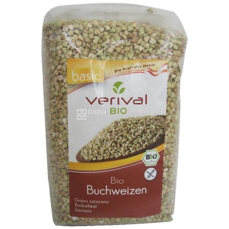 Verival, Buchweizen Bio, 500 г, Верівал, Крупа гречана, органічна