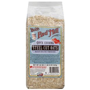 Bob's Red Mill, 624 г, Каша Бобс Ред Милл, овсяная, быстрого приготовления, резаная