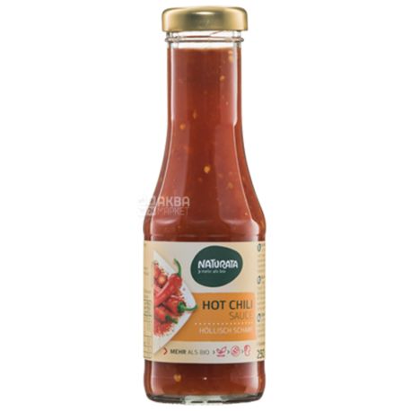 Naturata, Chili Sauce, Spicy, Organic, 250 ml