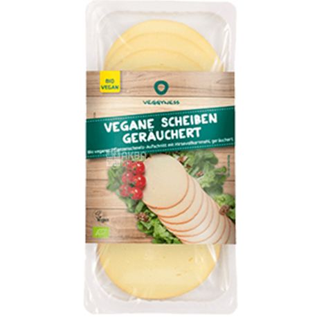Veggyness, Cheese Sliced, Vegan, Smoked, 150 g