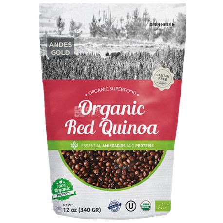 Andes Alimentos & Bebidas, Quinoa tricolor, organic, 500 g