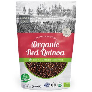 Andes Alimentos & Bebidas, Киноа красная, органическая, 500 г