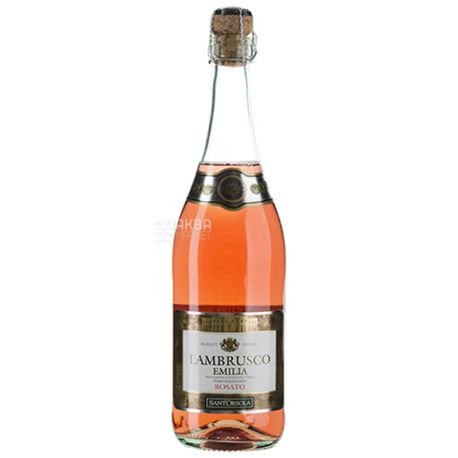 Sant'Orsola, Lambrusco Emilia Rosso, Вино ігристе червоне напівсолодке, 0,75 л