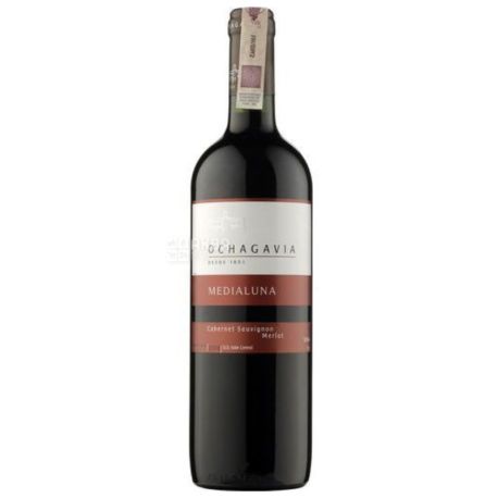 Ochagavia, Dry red wine Cabernet Merlot Medialuna, 0.75 l