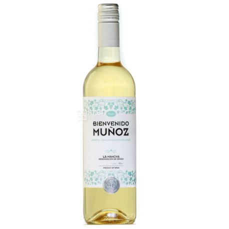 Bienvenido Munoz, Airen Sauvignon Blanc, Вино белое сухое, 0,75 л
