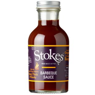 Stokes BBQ Sauce Original, 315 г, Соус Барбекю оригинальный, Стоукс, стекло