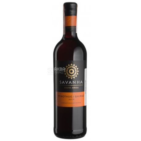 Pinotage / Shiraz Savanha, Spier Wines, Dry red wine, 0.75 L