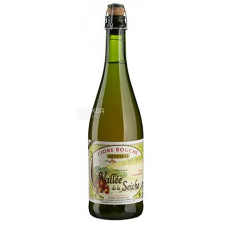 Vallee de la Seiche, Cidre Bouche Artisanal Doux, 0,75 л, Буше, Сидр яблучний, скло