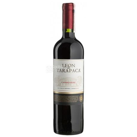 Tarapaca Carmenere Leon de Tarapaca, Вино червоне сухе, 0,75 л