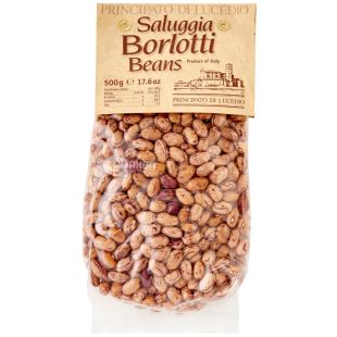 Principato di Lucedio, Saluggia Borlotti Beans, 500 г, Принсипато ди Лючедо, Фасоль Салуджа Борлотти