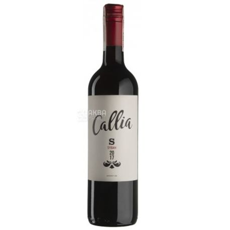 Callia Shiraz Alta Salentein, Вино червоне сухе, 750 мл