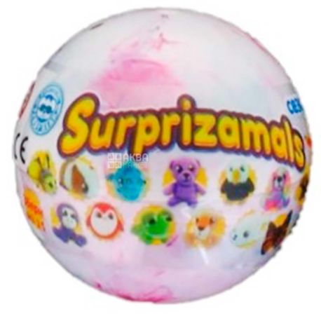 Surprizamals, Soft toy surprise in a ball, Series 7, for children from 3 years