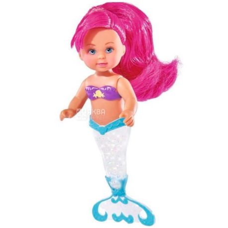 Simba Evi Sparkle Mermaid, Кукла-русалочка, пластик, для детей от 3-х лет