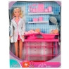 Simba Steffi Baby Doctor, Steffi-Doctor Doll, plastic, for children from 3 years