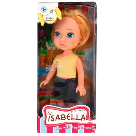 Страна игрушек, Кукла Изабелла, 4 вида, пластик, для детей с 3-х лет