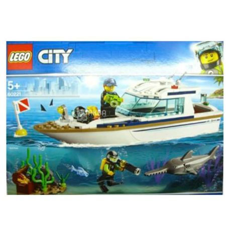 Lego, Конструктор Яхта для дайвинга, пластик, для детей от 5-ти лет