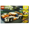 LEGO, Creator, Конструктор Гоночний автомобіль, пластик, для дітей з 7 років