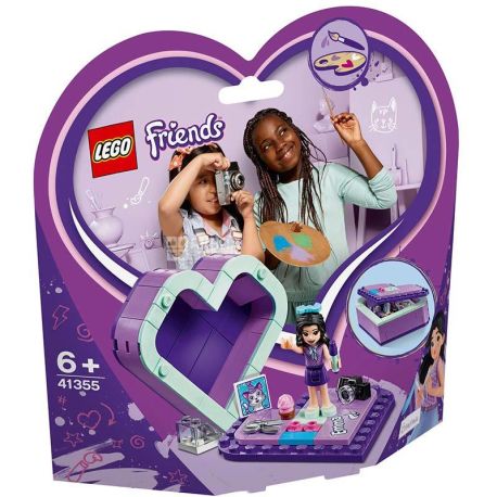 LEGO, Конструктор Шкатулка-сердце Эммы, Friends, пластик, 85 деталей, для детей с 6 лет