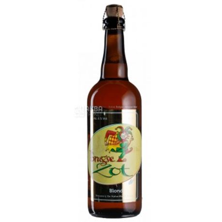 Brugse Zot Blond, 0.75 л, Брюгзе Зот, Пиво світле, скло