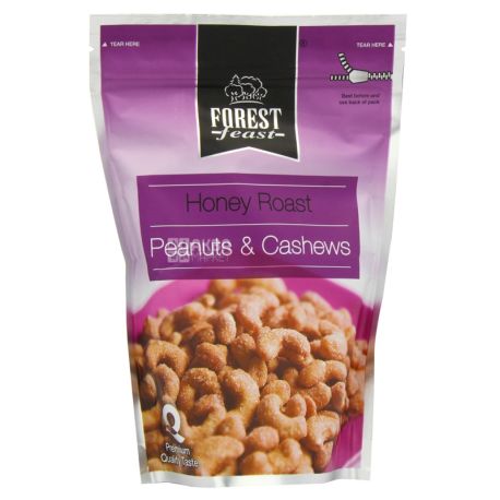 Forest Feast, Peanut & Cashew Blend in Honey Icing 250 g