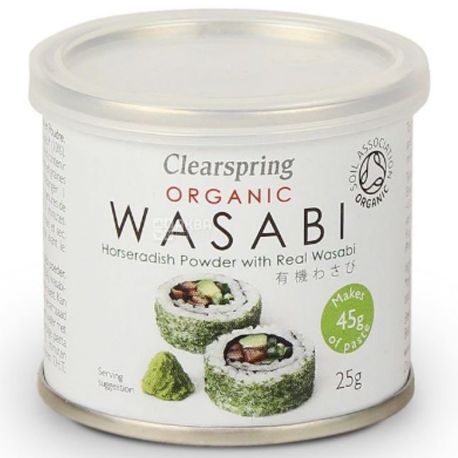 Clearspring, Wasabi Powder, Organic, 25 g