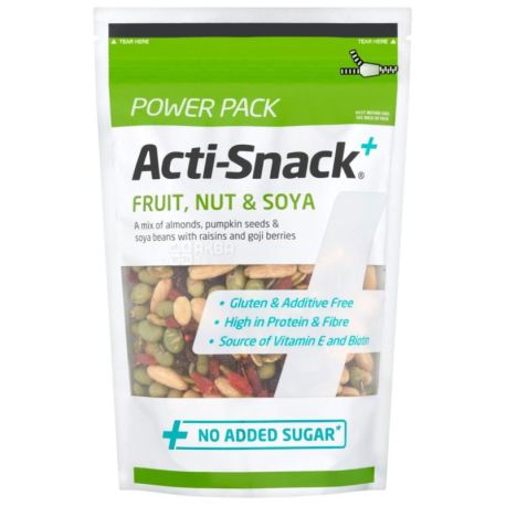 Acti-Snack, Mix of fruits, nuts and soy, dried, 250 g