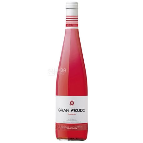 Gran Feudo Rosado Gran Feudo, Вино розовое сухое, 0,75 л