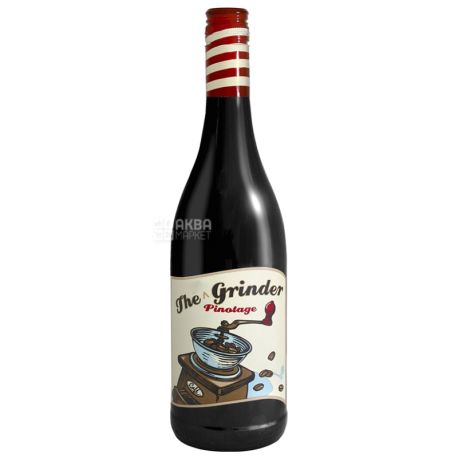 The Grinder Pinotage, Вино червоне сухе, 0,75 л