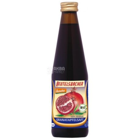 Beutelsbacher, Granatapfelsaft, 0,7 л, Бойтельсбахер, Сік гранатовий, органічний, скло