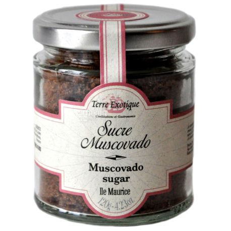 Terre Exotique Muscovado sugar, 120 г, Сахар тростниковый нерафинированный Мусковадо
