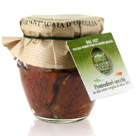 Frantoio di Sant'agata, Organic sun-dried tomatoes in Extra Virgine olive oil, 150 g