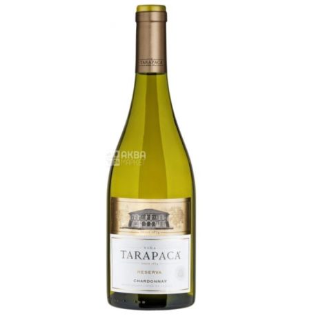 Tarapaca, Chardonnay Reserva, Вино біле сухе, 0,75 л
