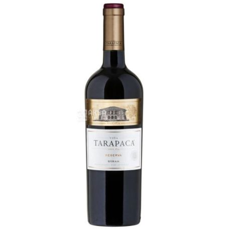 Tarapaca, Dry red wine, Syrah Reserva, 0.75 L