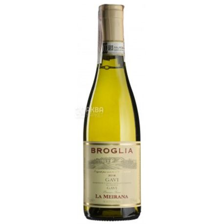 Broglia, Gavi La Meirana, Вино белое сухое, 0,375 л