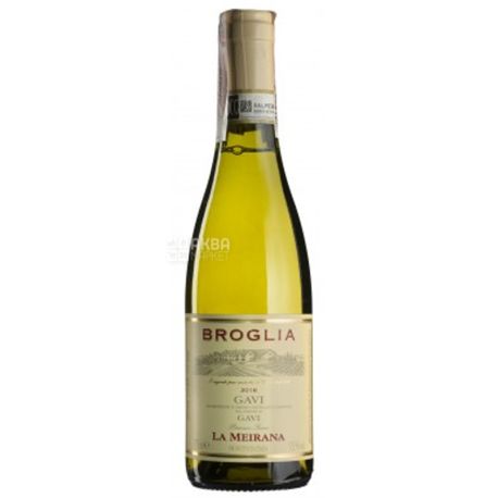 Broglia, Gavi La Meirana, Вино біле сухе, 0,375 л