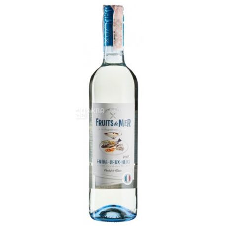 Fruits de Mer, Gourmet Pere & Fils, Вино белое сухое, 0,75 л