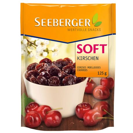 Seeberger, soft dried cherries, 125 g