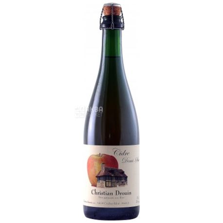 Christian Drouin, Apple Cider, Cidre Demi-Sec, 750 ml