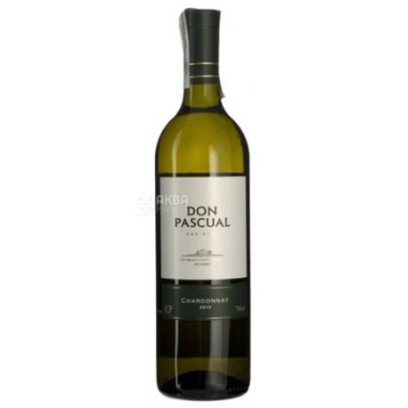 Don Pascual, Chardonnay, Вино біле сухе, 0,75 л