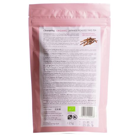 Clearspring, Japanese Roasted Twig, Kukicha, 125 г, Чай Кліаспрінг, Кукіча, зелений, органічний