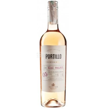 Portillo Rose-Malbec, Salentein, Вино рожеве сухе, 0,75 л