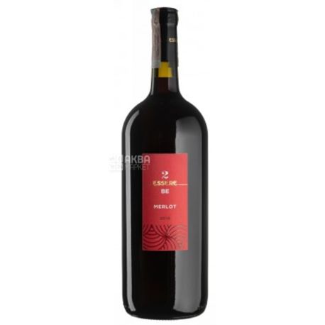 Merlot Trevenezie Essere 2 Be, Cesari, Вино червоне сухе, 1,5 л