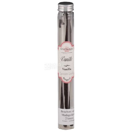 Terre Exotique, Ваниль в стручках с Мадагаскара, 8 г