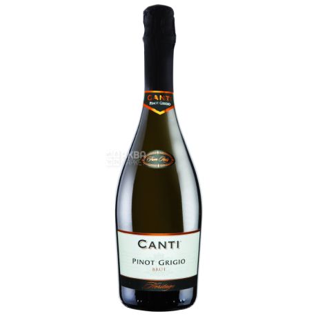 Canti Pinot Grigio Brut Blanc, Вино ігристе біле Брют, 0,75 л