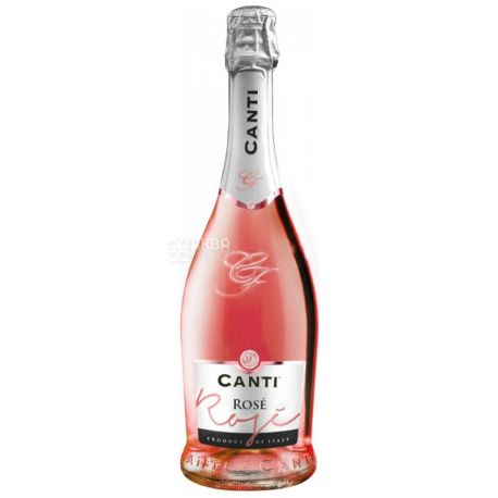 Canti Pinot Grigio Brut Rose, Вино игристое розовое Брют, 0,75 л