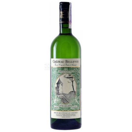 Chateau Bellevue Blanc, Вино біле сухе, 0,75 л