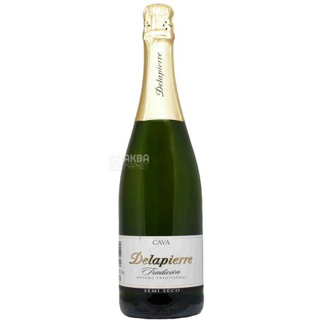 Delapierre Cava Tradicion Semi Seco, Вино игристое, 0,75 л