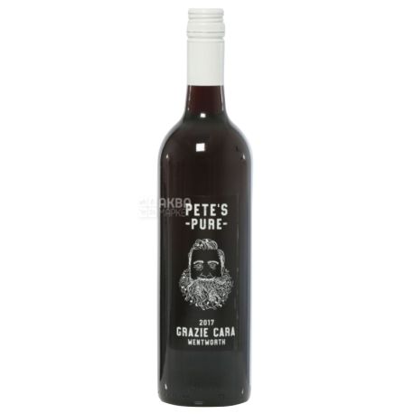 Pete`s Pure Grazie Cara, Вино червоне сухе, 0,75 л