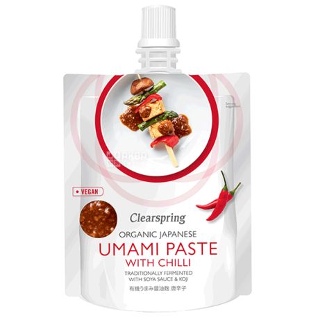Clearspring, Соус Умами с перцем чили, органический, 150 г