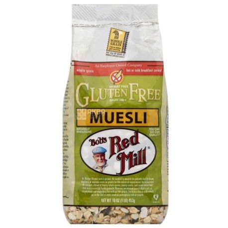 Bob's Red Mill, Gluten Free Muesli with Fruit, Nuts and Pumpkin Seeds, 453 g